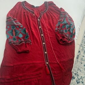 Boho Red dress